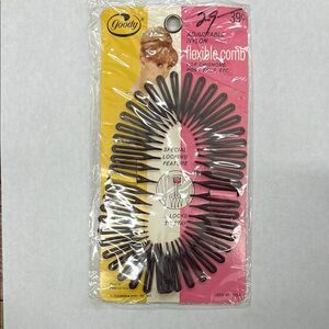 Vintage Goody Adjustable Nylon Flexible Comb Women’s Hair Accessory Ponytails
